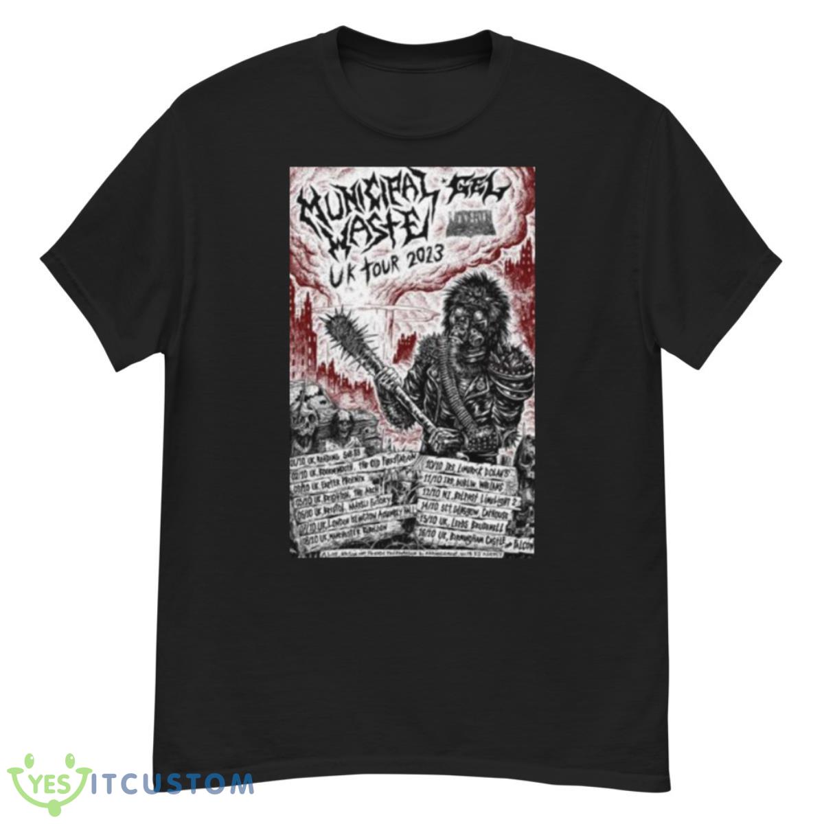 Municipal Waste Announce UK Headline Tour 2023 Shirt 12 Municipal Waste Announce UK Headline Tour 2023 Shirt - G500 Men’s Classic T-Shirt