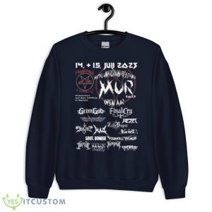 MUR Open Air 2023 Metal Underground Resistance Shirt 7 MUR Open Air 2023 Metal Underground Resistance Shirt - Unisex Crewneck Sweatshirt-1