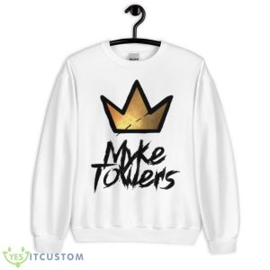 Myke Towers Tag & Graffiti Crown Shirt - Unisex Heavy Blend Crewneck Sweatshirt