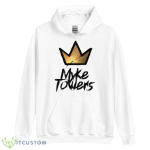 Myke Towers Tag & Graffiti Crown Shirt - Unisex Heavy Blend Hooded Sweatshirt