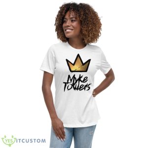 Myke Towers Tag & Graffiti Crown Shirt - Women's Relaxed Short Sleeve Jersey Tee