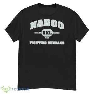 Naboo fighting gungans Black T Shirt Mockup 9 Naboo fighting gungans Black T Shirt Mockup - Men’s Classic Tee Gildan 5000