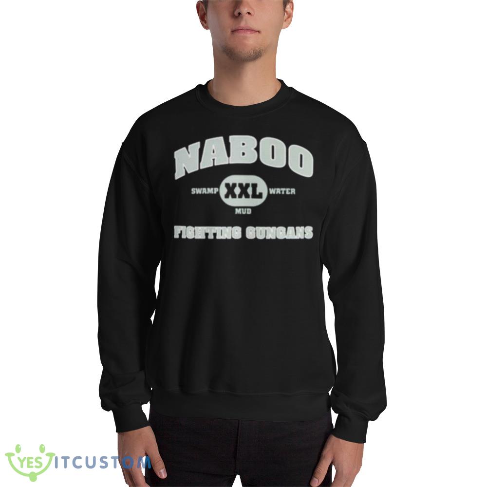 Naboo fighting gungans Black T Shirt Mockup 10 Naboo fighting gungans Black T Shirt Mockup - 18000 Unisex Heavy Blend Crewneck Sweatshirt