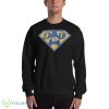 nashville Predators Super dad Black T Shirt - 18000 Unisex Heavy Blend Crewneck Sweatshirt