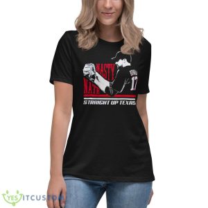 Nathan Eovaldi Nasty Nate Shirt - Women's Relaxed Short Sleeve Jersey Tee