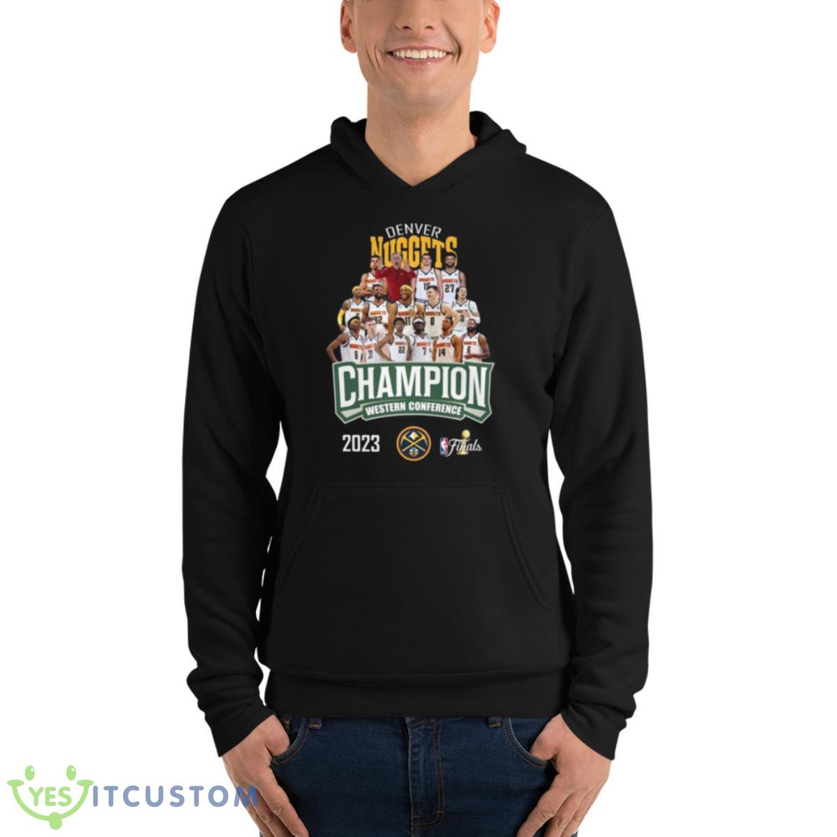 NBA Finals Denver Nuggets Champions Western Conference 2023 Shirt 4 NBA Finals Denver Nuggets Champions Western Conference 2023 Shirt - Unisex Fleece Pullover Hoodie