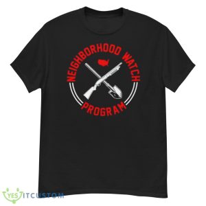 Neighborhood watch program Black T Shirt Mockup - Men’s Classic Tee Gildan 5000