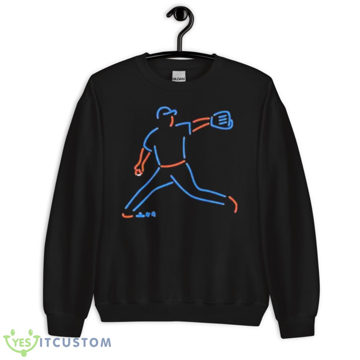 Neon Kodai Senga Athlete Logos Shirt 3 Neon Kodai Senga Athlete Logos Shirt - Unisex Crewneck Sweatshirt