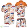 Netherlands National Soccer Team World Cup 3D Hawaiian Shirt And Short Product Photo 1