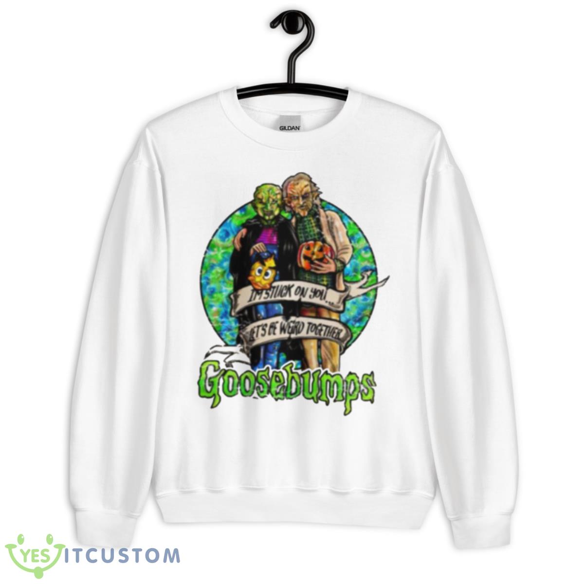New Design Goosebumps The Haunted Masks shirt 2 New Design Goosebumps The Haunted Masks shirt - Unisex Heavy Blend Crewneck Sweatshirt