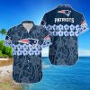 New England Patriots Flower And Logo Hawaii Shirt For Men Women Product Photo 1