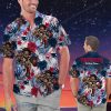 New England Patriots Personalized Name Tropical Floral Men Women Hawaiian Shirt And Shorts For NFL Football Fans Product Photo 1