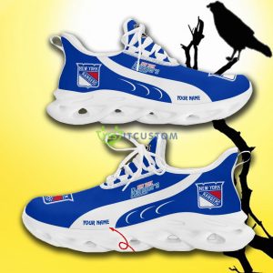 New York Rangers NHL Custom Name Max Soul Shoes - New York Rangers_4