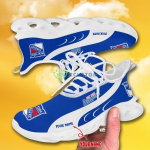 New York Rangers NHL Custom Name Max Soul Shoes - New York Rangers_5
