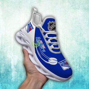 New York Rangers Running Shoes NHL Max Soul Sneakers For Men And Women - New York Rangers_1