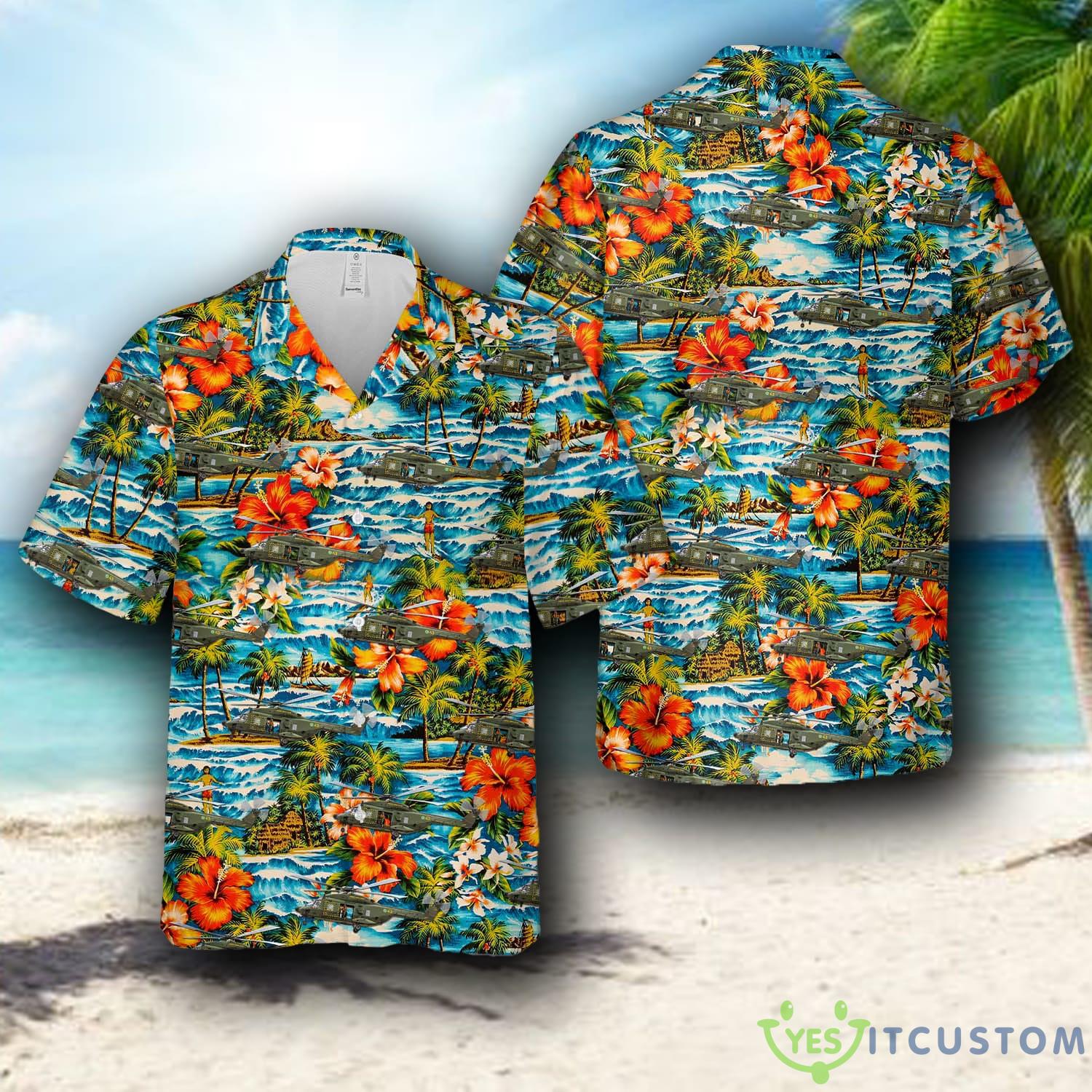 NHI Hkp14A (NH-90 TTH) Swedish Air Force Hawaiian Shirt For Men And Women 2 NHI Hkp14A (NH-90 TTH) Swedish Air Force Hawaiian Shirt For Men And Women - NHI Hkp14A (NH-90 TTH) Swedish Air Force Hawaiian Shirt For Men And Women