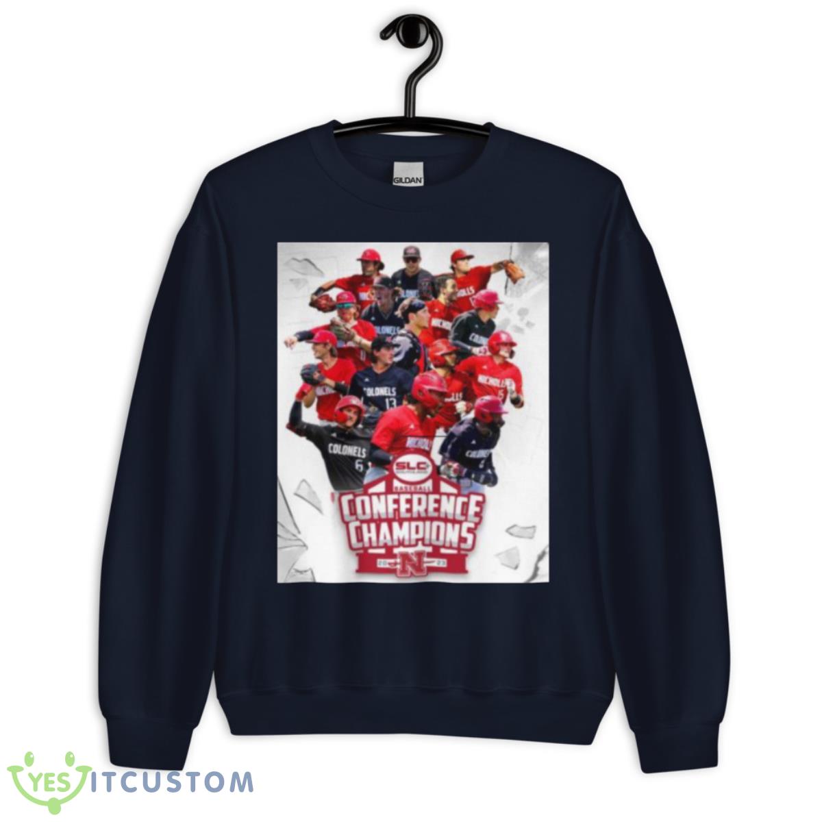 Nicholls State University 2023 Baseball Conference Champions Shirt 2 Nicholls State University 2023 Baseball Conference Champions Shirt - Unisex Crewneck Sweatshirt-1