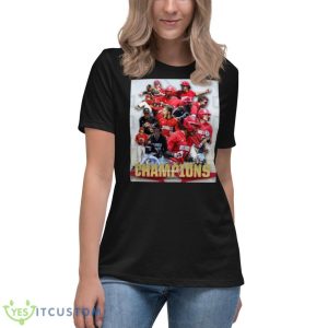 Nicholls State University 2023 Southland Tournament Champions Shirt 11 Nicholls State University 2023 Southland Tournament Champions Shirt - Women's Relaxed Short Sleeve Jersey Tee