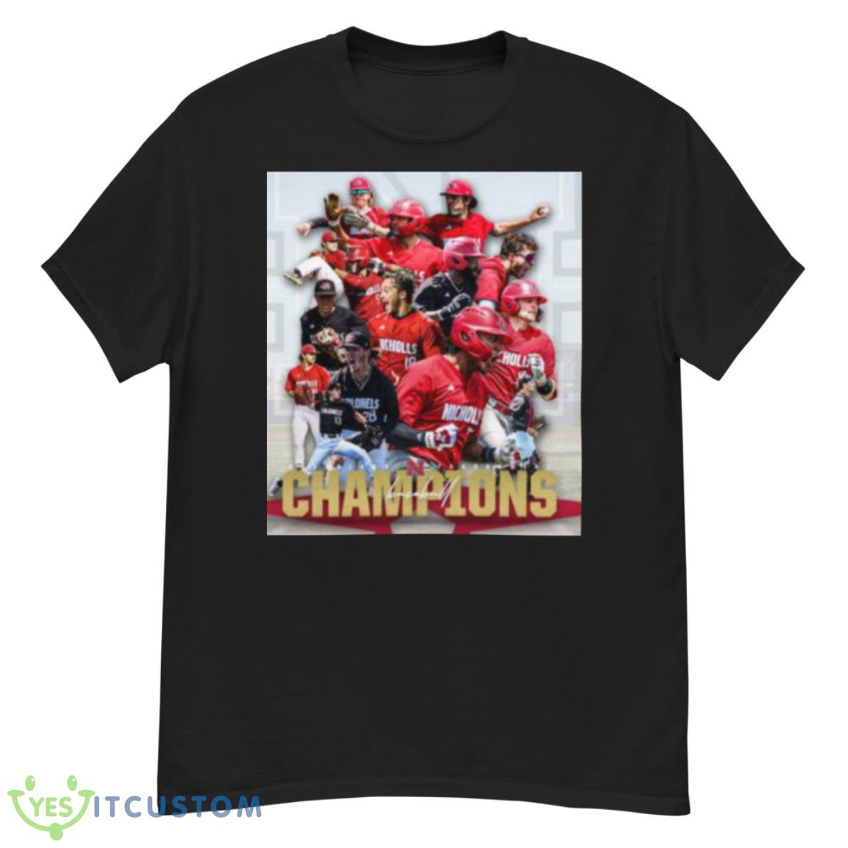 Nicholls State University 2023 Southland Tournament Champions Shirt 12 Nicholls State University 2023 Southland Tournament Champions Shirt - G500 Men’s Classic T-Shirt