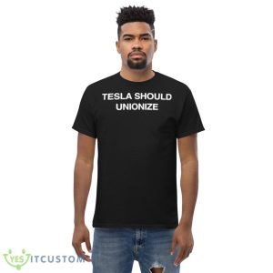 Nina Turner Tesla Should Unionize Shirt - Men’s Classic Tee Gildan 5000