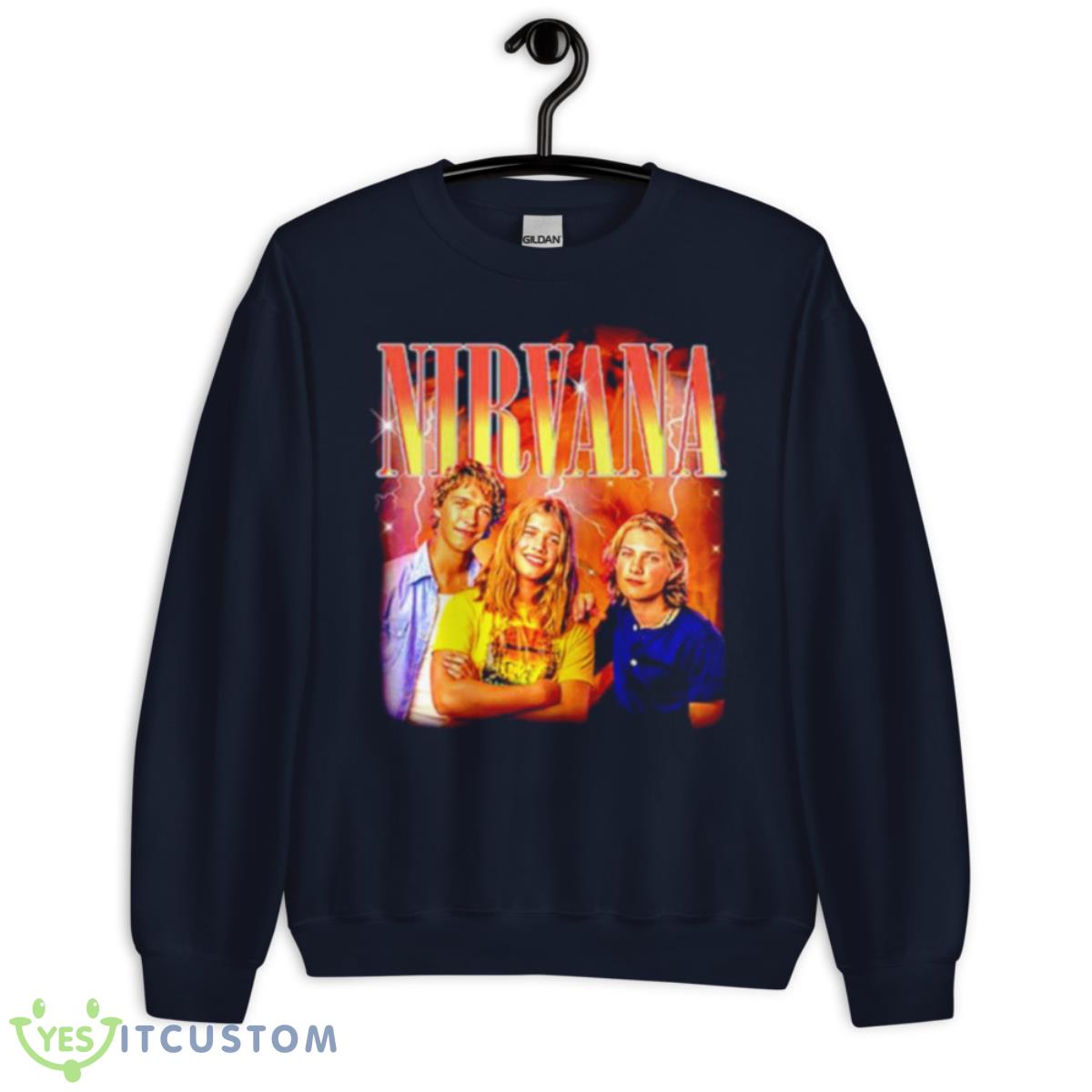 Nirvana Boy Band Shirt 2 Nirvana Boy Band Shirt - Unisex Crewneck Sweatshirt-1