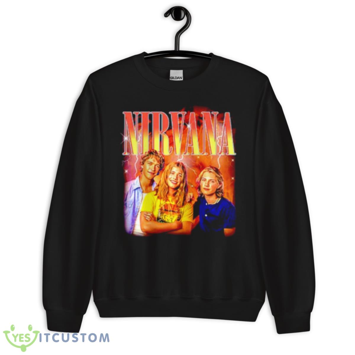 Nirvana Boy Band Shirt 3 Nirvana Boy Band Shirt - Unisex Crewneck Sweatshirt