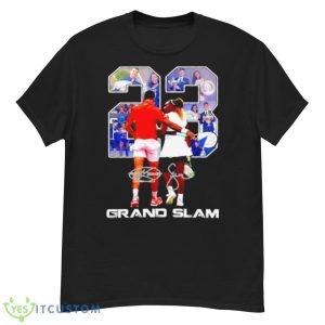 novak Djokovic and Serena Williams grand slam signatures shirt - G500 Men’s Classic T-Shirt