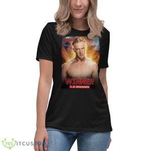 NXT Battleground Winner Ilja Dragunov Is The Last Man Standing Shirt - Women's Relaxed Short Sleeve Jersey Tee
