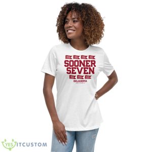 Oklahoma Softball Sooner Seven Shirt 9 Oklahoma Softball Sooner Seven Shirt - Women's Relaxed Short Sleeve Jersey Tee
