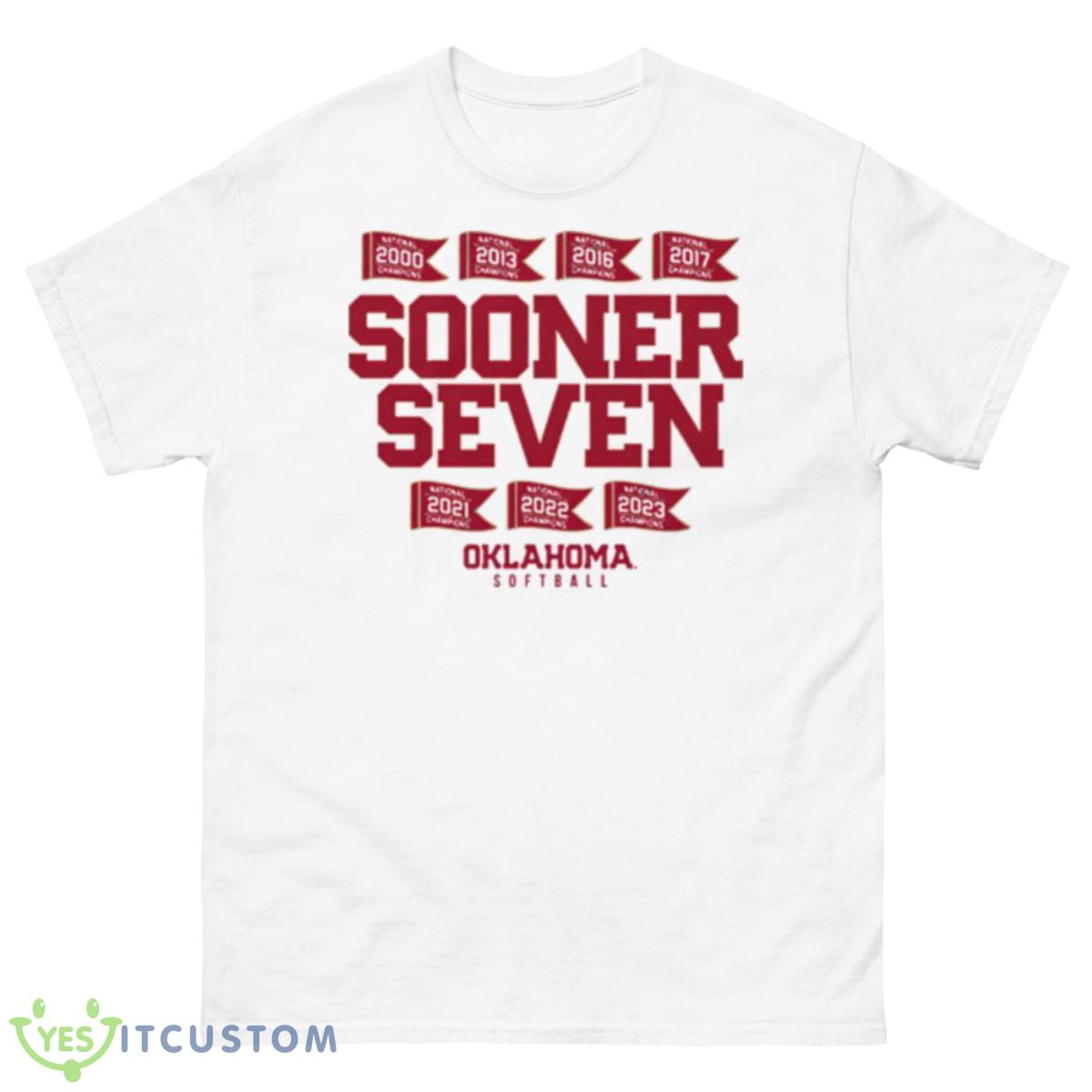 Oklahoma Softball Sooner Seven Shirt 10 Oklahoma Softball Sooner Seven Shirt - 500 Men’s Classic Tee Gildan