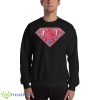ole Miss Rebels Super dad Black T Shirt - 18000 Unisex Heavy Blend Crewneck Sweatshirt