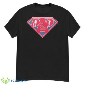 ole Miss Rebels Super dad Black T Shirt 9 ole Miss Rebels Super dad Black T Shirt - Men’s Classic Tee Gildan 5000