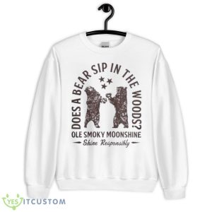 Ole Smoky Moonshine Bear Sip Shirt - Unisex Heavy Blend Crewneck Sweatshirt