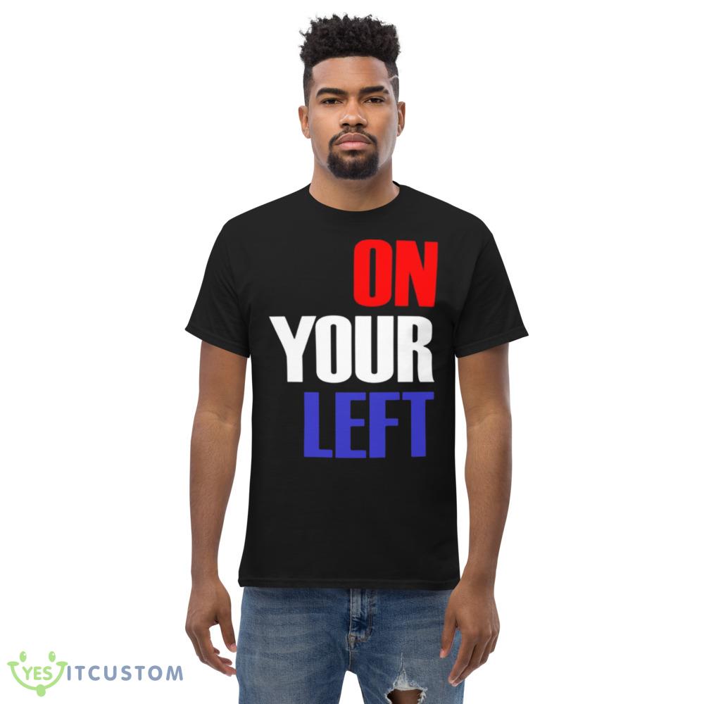 On Your Left Captain America shirt 5 On Your Left Captain America shirt - Men’s Classic Tee Gildan 5000