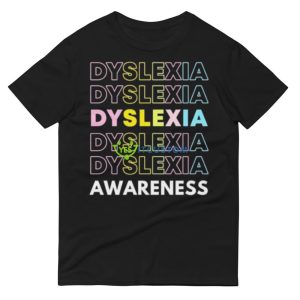 Original dyslexia awareness Black T Shirt Mockup 8 Original dyslexia awareness Black T Shirt Mockup - 980 Lightweight Fashion Short Sleeve T-Shirt
