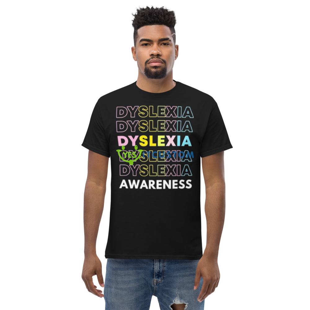 Original dyslexia awareness Black T Shirt Mockup 5 Original dyslexia awareness Black T Shirt Mockup - Men’s Classic Tee Gildan 5000