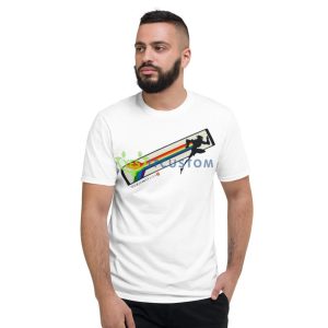 Overwatch 2 Tracer Pride White T Shirt Mockup 10 Overwatch 2 Tracer Pride White T Shirt Mockup - 980 Lightweight Fashion Short Sleeve T-Shirt