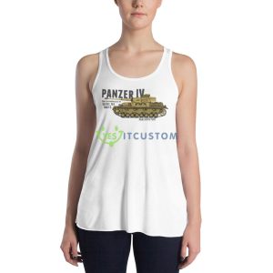 Panzer Iv Ausf G Battlefield shirt 7 Panzer Iv Ausf G Battlefield shirt - 8800 Women's Flowy Racerback Tank