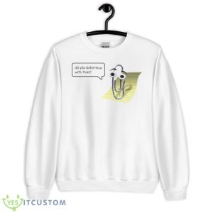 Paperclip can i help you with that shirt - Unisex Heavy Blend Crewneck Sweatshirt