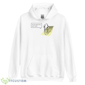 Paperclip can i help you with that shirt 7 Paperclip can i help you with that shirt - Unisex Heavy Blend Hooded Sweatshirt