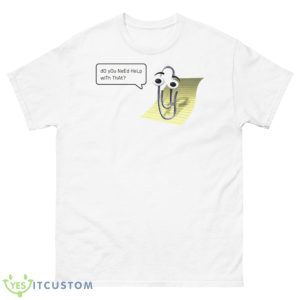 Paperclip can i help you with that shirt - 500 Men’s Classic Tee Gildan