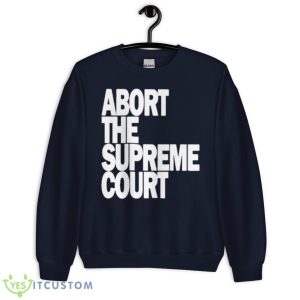 Paramore Wearing Abort The Supreme Court Shirt - Unisex Crewneck Sweatshirt-1