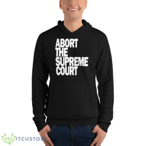 Paramore Wearing Abort The Supreme Court Shirt - Unisex Fleece Pullover Hoodie