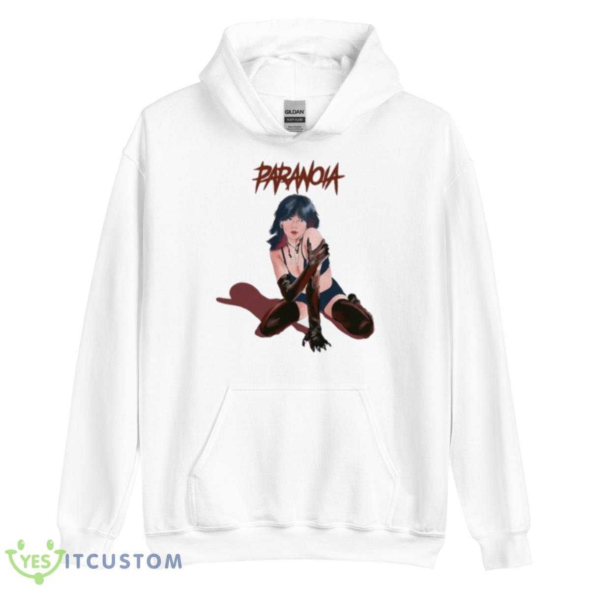 Paranoia Cartoon Maggie Lindemann Shirt 3 Paranoia Cartoon Maggie Lindemann Shirt - Unisex Heavy Blend Hooded Sweatshirt