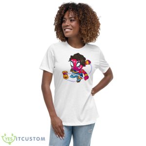 Pavitr Prabhakar Spider Man Across The Spider Verse Art T Shirt - Women's Relaxed Short Sleeve Jersey Tee