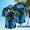 Personalized Carolina Panthers NFL Flower Summer Tropical Hawaiian Shirt Product Photo 1