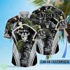 Personalized Las Vegas Raiders NFL Flower Summer Tropical Hawaiian Shirt Product Photo 1