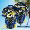 Personalized Los Angeles Rams NFL Flower Summer Tropical Hawaiian Shirt Product Photo 1