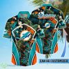 Personalized Miami Dolphins NFL Flower Summer Tropical Hawaiian Shirt Product Photo 1