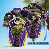 Personalized Minnesota Vikings NFL Flower Summer Tropical Hawaiian Shirt Product Photo 1